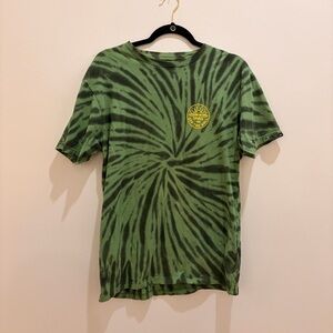 Men’s Vans Green Tie-Dye Shirt Size Medium